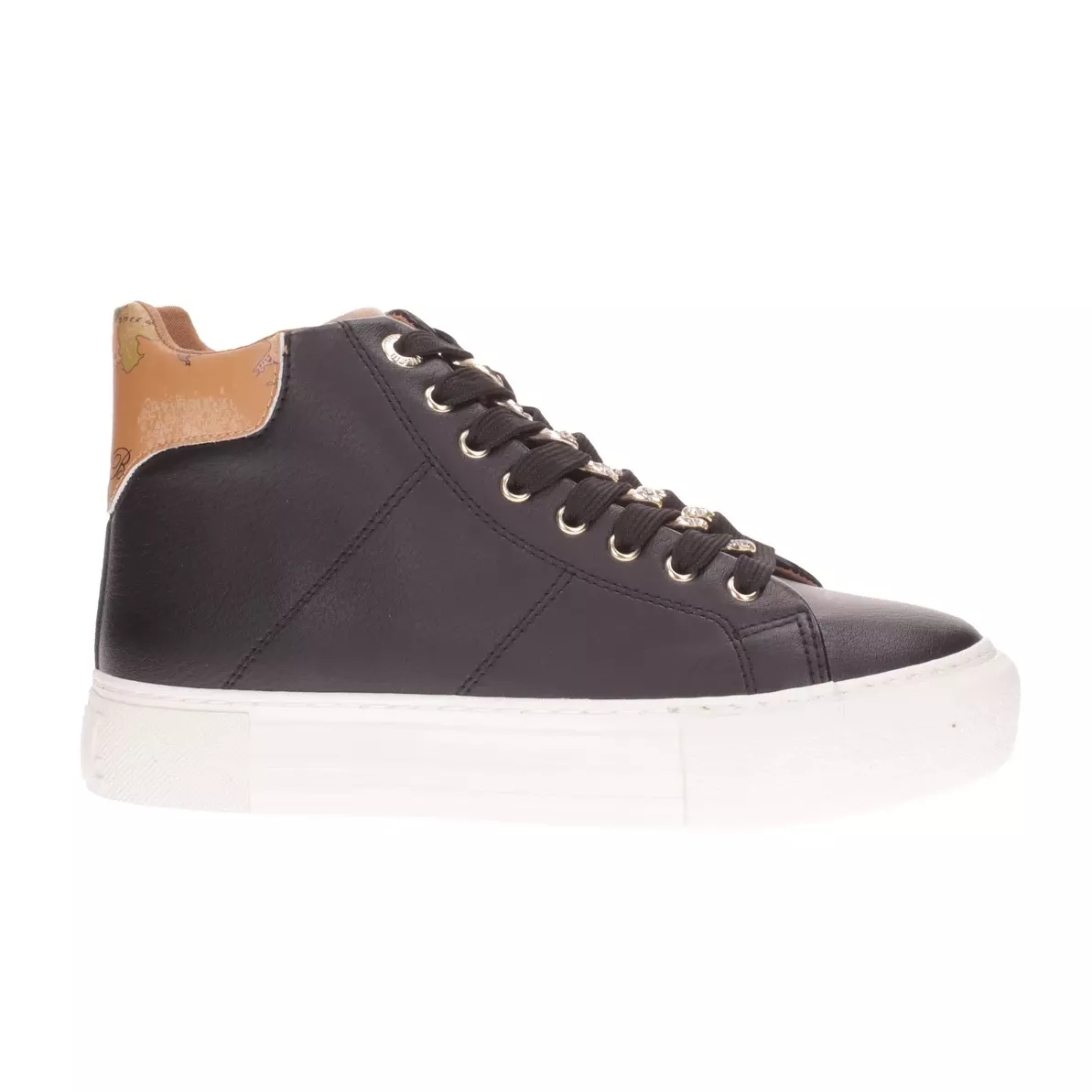 Alviero Martini Prima Classe Women's Black Sneakers - Stylish & Sporty Slip-On Design - Image 6