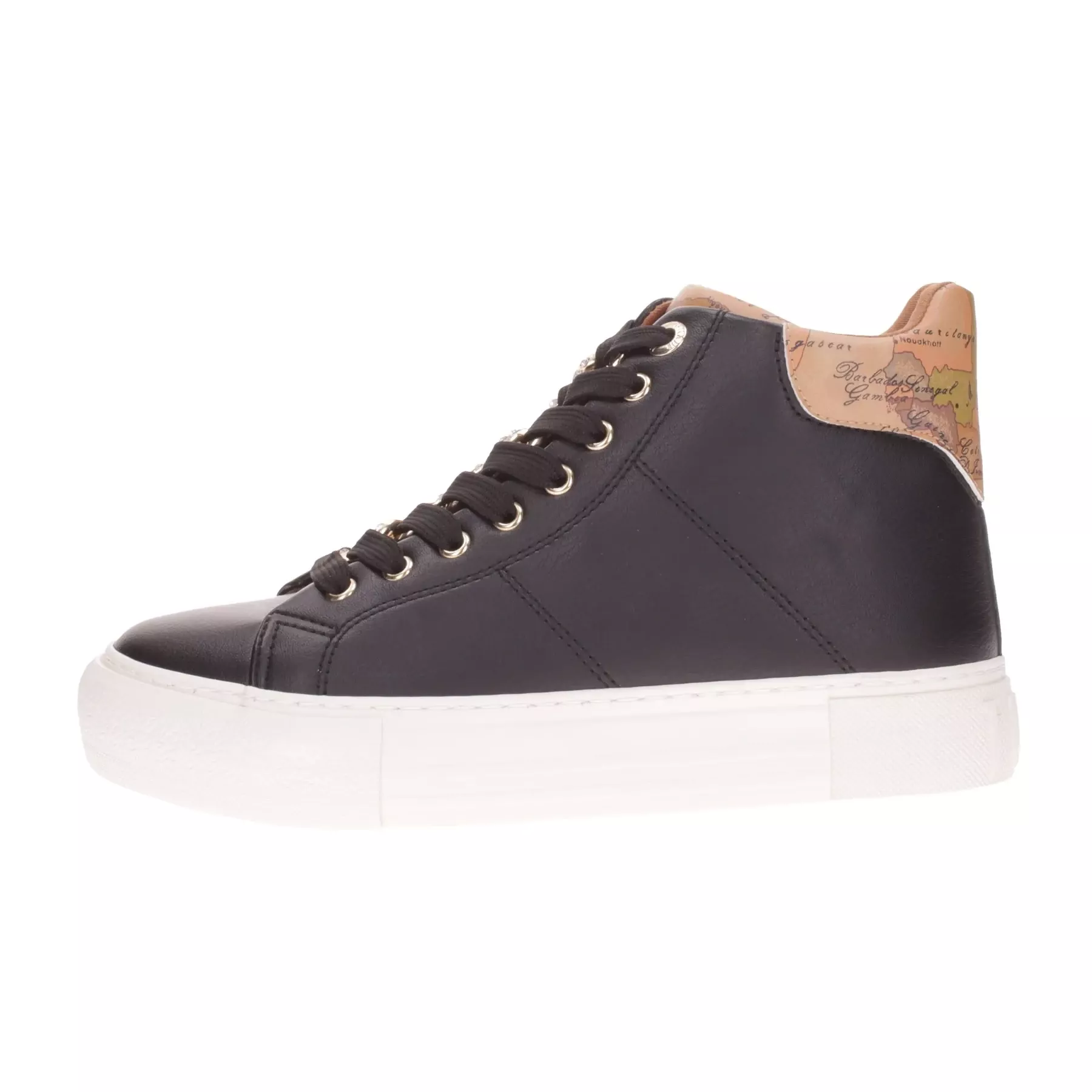 Alviero Martini Prima Classe Women's Black Sneakers - Stylish & Sporty Slip-On Design - Image 2