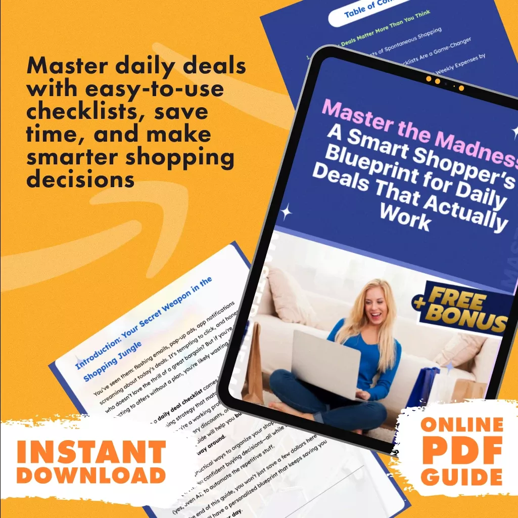 Master the Madness: A Smart Shopper’s Blueprint for Daily Deals That Actually Work - Guide to Creating Daily Deal Checklists for Busy Shoppers - Image 3