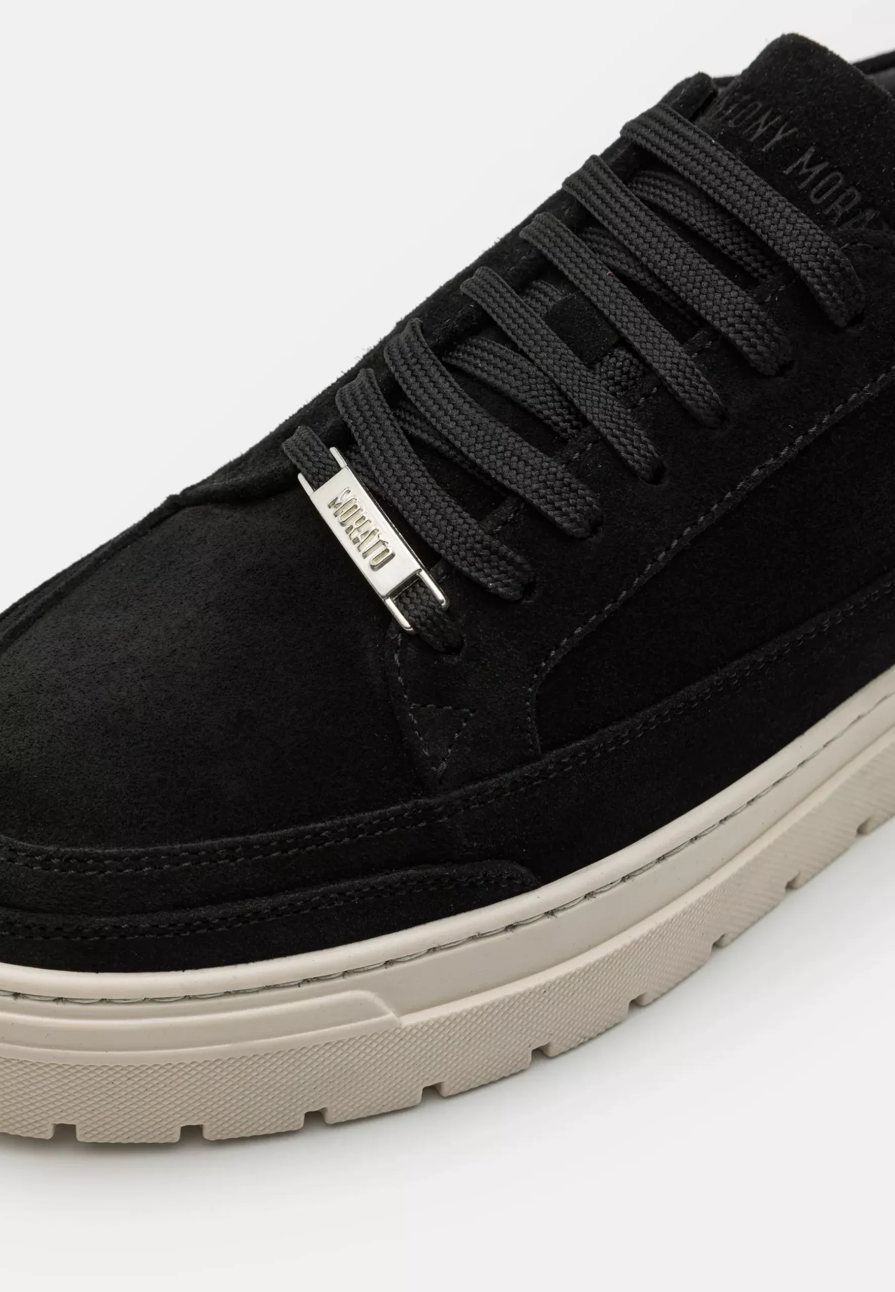 Antony Morato Men's Black Leather Sneakers - Image 7