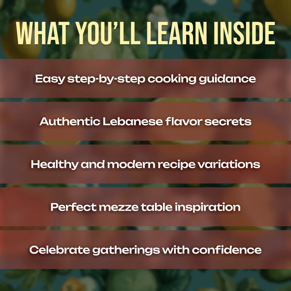 Lebanese Food Recipes Falafel & Kibbeh eBook | Traditional Middle Eastern Cookbook, Mezze Guide, Authentic Lebanese Cuisine Digital Download - Image 4