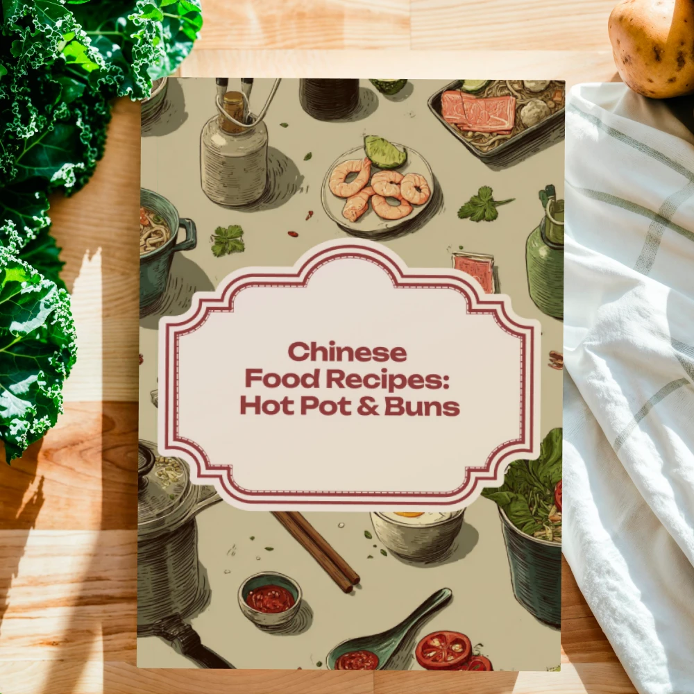 Chinese Food Recipes: Hot Pot & Buns eBook | Authentic Chinese Cooking Guide, Easy Recipes, Steamed Buns, Shengjianbao, Mantou, Hot Pot Broth Variations, AI Cooking Tips
