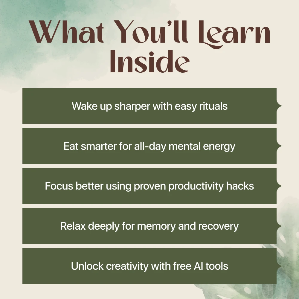 Get Clever Every Day | Brain-Boosting Daily Routine eBook | Focus, Productivity & Mind Power Guide | Digital Download - Image 3