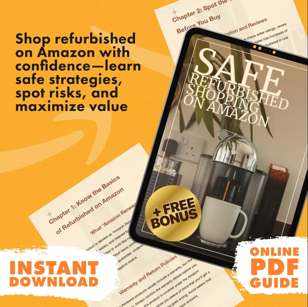 Safe Refurbished Shopping on Amazon | Digital Download Guide | How to Avoid Scams When Buying Refurbished on Amazon | eBook + Checklist for Secure Amazon Renewed Deals - Image 3