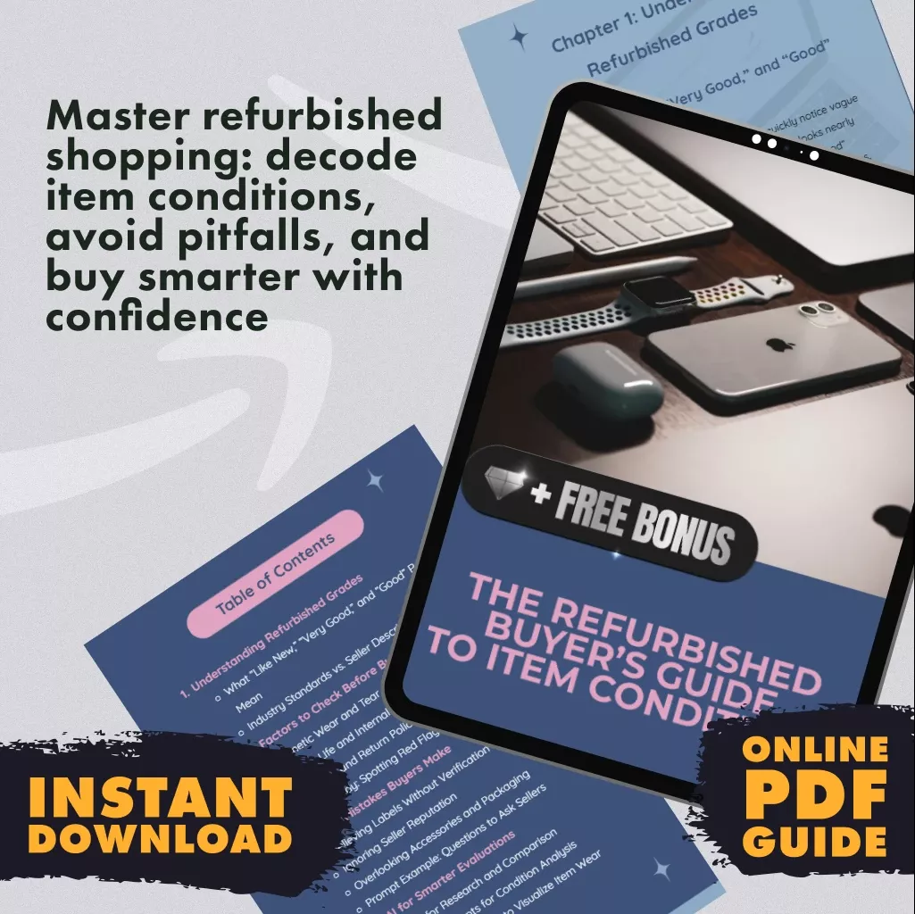 The Refurbished Buyer’s Guide to Item Conditions | Digital Download Guide | How to Evaluate Refurbished Item Conditions, Spot Red Flags & Make Smarter Purchases - Image 3