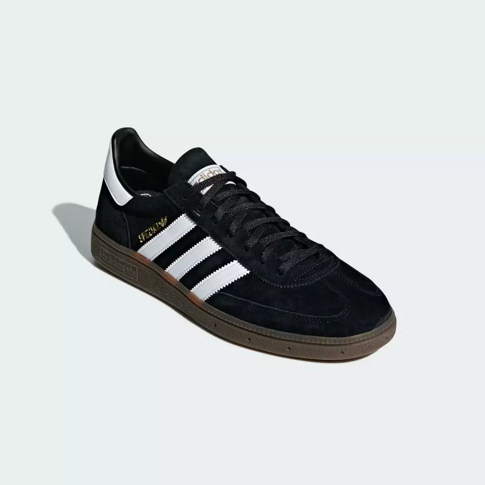 Adidas Men's Black Suede Sneakers